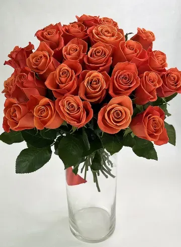 Монобукет из роз &laquo;Пламя&raquo; от интернет-магазина цветов в 