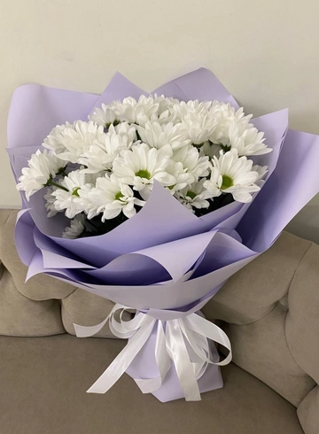 Букет из хризантем «Моя хорошая» от интернет-магазина цветов в 