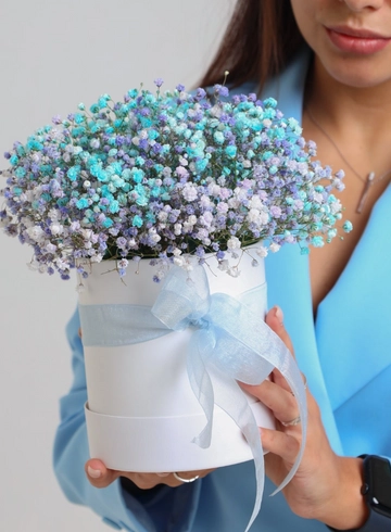 Голубая гипсофила от интернет-магазина цветов в 