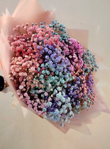 Радужная гипсофила от интернет-магазина цветов в 