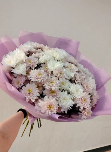 Букет из хризантем «Теплое утро» от интернет-магазина цветов в 