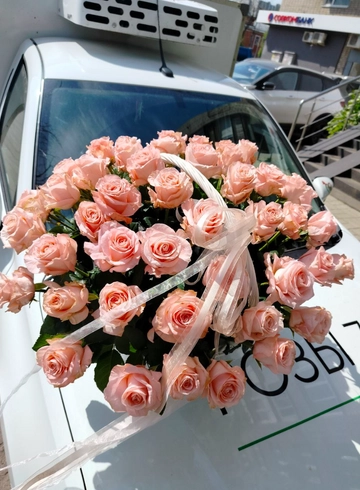 51 роза в корзине от интернет-магазина цветов в 