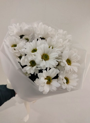 Мини букетик из 1 хризантемы от интернет-магазина цветов в 